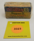 Western 22 long one piece box, Super X Clay Target, full