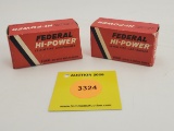 Lot of 2 Federal 22 long one piece box, Bird shot federal hi-power, full