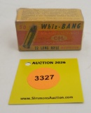 Whiz-Bang 22 long one piece box, high velocity, empty