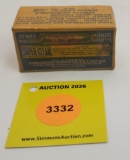Winchester 22 W.R.F one piece box, super-clean, 32 rounds