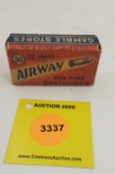 Airway 22short one piece box, rim fire cartridges, partial