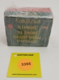 Remington 22 short one piece box, Kleanbore Gallery Special, full