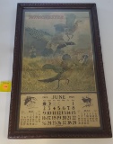 Winchester Pheasent 1929 calendar
