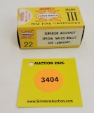 Western 22 long one piece box, Super Match Mark 3, full