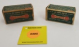Lot of 2 Remington 22 long one piece box, Kleanbore, full