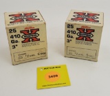 Lot of 2 Western 410G one piece box, Super X, full