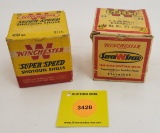 Lot of 2 Winchester 410G one piece box, Super Speed, full