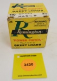 Remington 401G one piece, Power Piston skeet loads full
