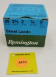 Remington 28G one piece box, Skeet loads, full