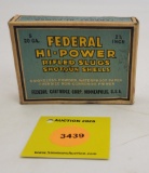 Federal 20G one piece box, Hi-Power rifled slugs, full