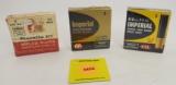 Lot of 3, 2 Imperial 410G one piece box both full, Hiawatha 410 G one piece box full