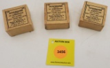 Lot of 3 Winchester 32 cal two piece box, soft point bullets, full