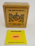 The Mark of Quality 410G one piece box, soild drawn brass, full