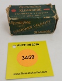 Remington 22long one piece box, Kleanbore standard velocity, full