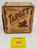 Peters two piece box, target paper shot shells, full