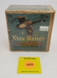 Xtra-Range 12G two piece box, shot gun shells, empty