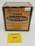 Winchester 12G one piece box, Super Speed Leader, empty