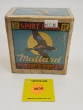 Mallard 12G two piece box, sport loads, empty