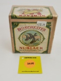 Winchester 16G two piece box, NuBlack shells, empty