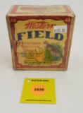 Western 16G two piece box, Field shot shells, empty