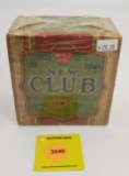 Remington 10G two piece box, New Club loaded paper shells, empty