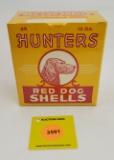 Hunters Red Dog Shells, 12G one piece box, empty