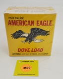 American Eagle 12G one piece box, Dove load, empty