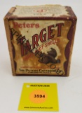 Peters 20G two piece box, Target paper shot shells, empty