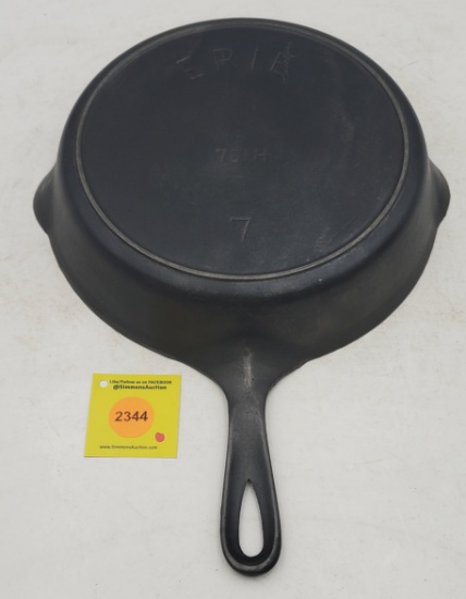 Skillet: Erie, No 7, 701H w/heat ring