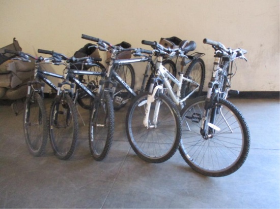 (5) Trek 820 MTN Bikes