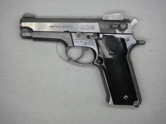 S&W 659 PISTOL 9MM SN: A844479 NO MAG, FAIR