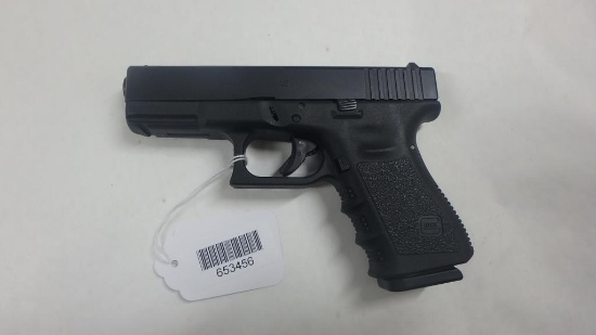 GLOCK 23C PISTOL 40 SN: KDX214 W/MAG, GOOD