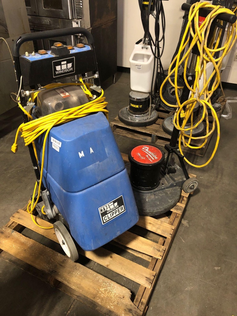 (1) pallet of 2 floor cleaning machines
