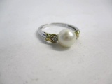 14k WG Pearl Ring