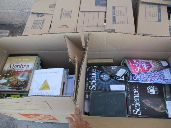 Approx 5 Boxes of Assorted Text Books