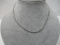 14k WG Snake Necklace 16in 10.7g