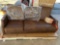 Brown Suede Sofa
