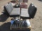 (P) (2) Twin Styling Chairs (Black)