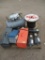 (P) Assorted Tool Boxes, Motors, Compressor, and More