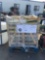 Large Crate with Approx. (120) Bags of MSI Quantum Glacial Silver Fire Glass