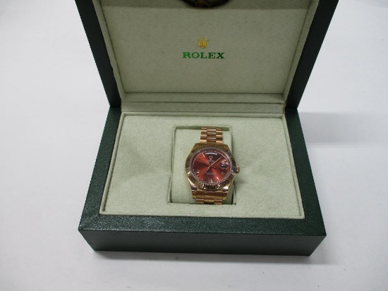 Marked Name Brand Watch in Green Box Unauthenticated