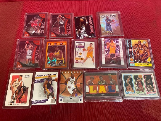 14PC Assorted Basketball Player Cards