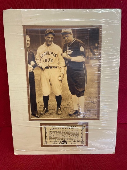 VSP Certified Babe Ruth Photograph #1259