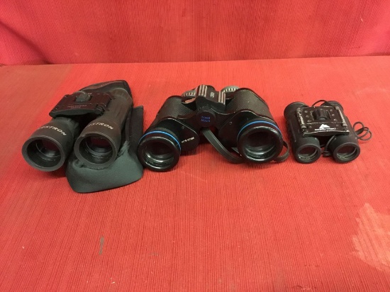 3PC Assorted Binoculars