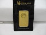 1oz 999 Fine Gold Ingot, Perth Mint Australia