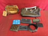 Assorted Purses, Wallets, Belt (Unauthenticated)