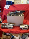 Box Of Assorted Digital Video Recording Cameras