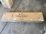Members Mark 5 Foot Pre Lit Decorative Wooden Skis White Battery Operated (New, Unopened Box)