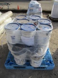 (P) (16) 5 Gallons of White Paints (Content Unknown, No Refunds)