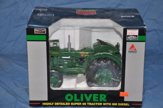 SpecCast 1/16 Scale Oliver Super 99 Diesel Tractor